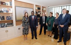 Первой леди Азербайджана Мехрибан Алиевой вручены памятный диплом и подарок Фонда ООН в области народонаселения (ФОТО)