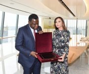 Первой леди Азербайджана Мехрибан Алиевой вручены памятный диплом и подарок Фонда ООН в области народонаселения (ФОТО)