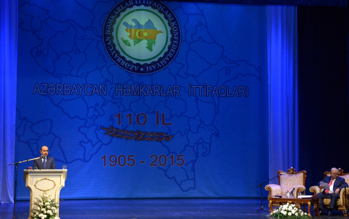 В Азербайджане отметили 110-летие создания профсоюзов (ФОТО)