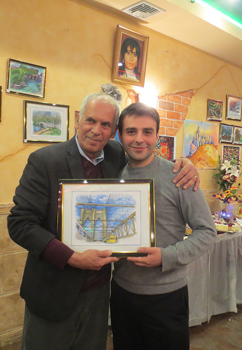 Азербайджанский художник возвел мост между Баку и Нью-Йорком (ФОТО)