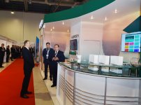 Президент Ильхам Алиев ознакомился с выставкой BakuTel-2015 (ФОТО)