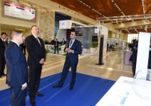 Президент Ильхам Алиев ознакомился с выставкой BakuTel-2015 (ФОТО)