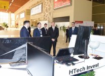 Президент Ильхам Алиев ознакомился с выставкой BakuTel-2015 (ФОТО)