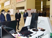 Президент Ильхам Алиев ознакомился с выставкой BakuTel-2015 (ФОТО)
