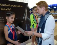 В Баку завершились соревнования в многоборье по женской спортивной гимнастике