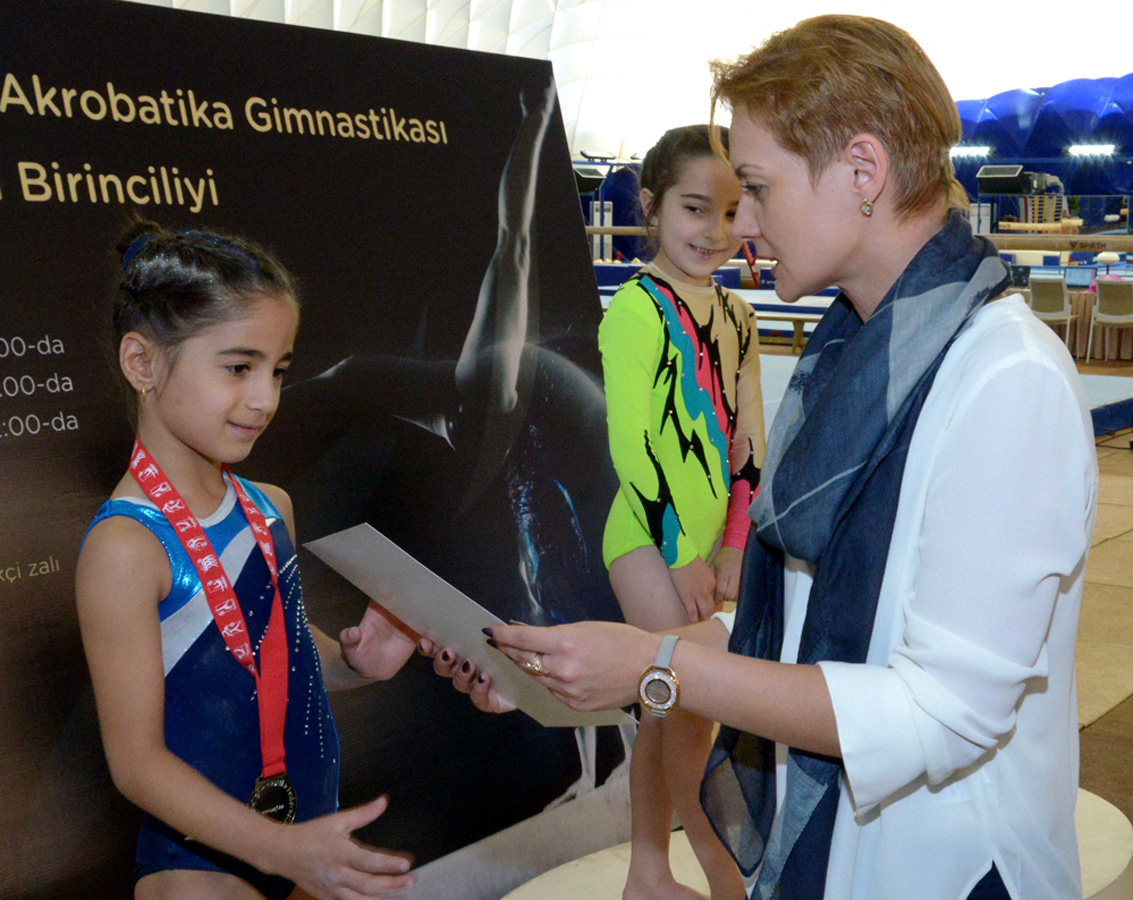 В Баку завершились соревнования в многоборье по женской спортивной гимнастике