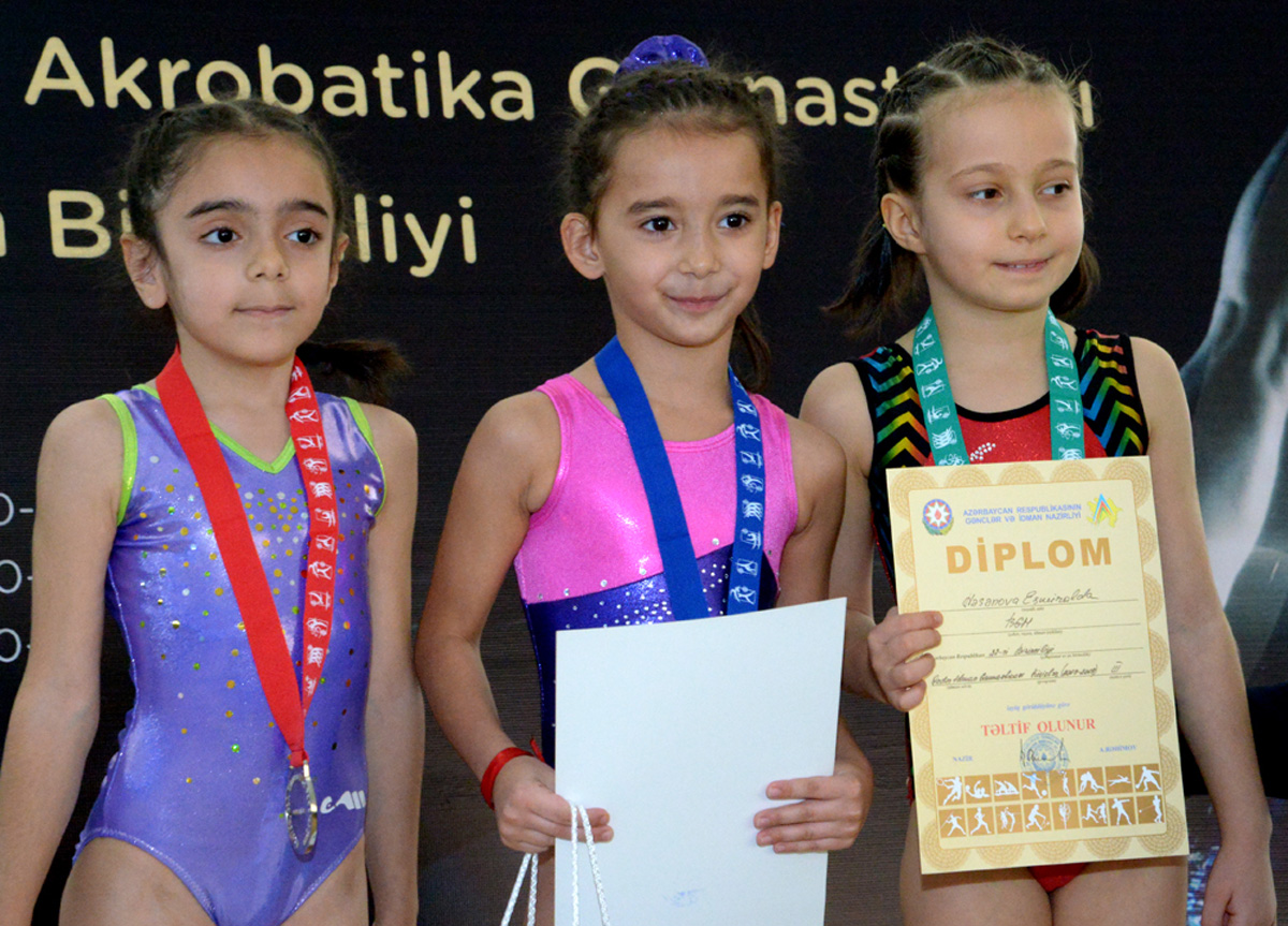 В Баку завершились соревнования в многоборье по женской спортивной гимнастике