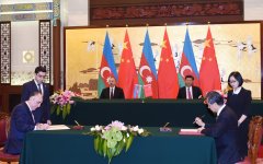 Азербайджан и Китай подписали десять документов