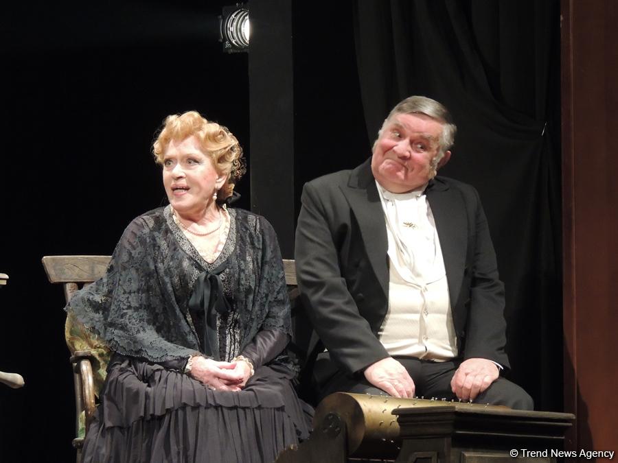 Алиса Фрейндлих и Олег Басилашвили отметили юбилей в Баку (ФОТО)