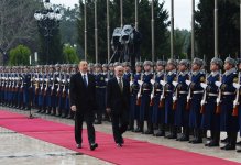 В Азербайджане состоялась церемония официальной встречи президента Афганистана (ФОТО)