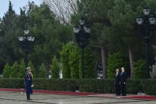 В Азербайджане состоялась церемония официальной встречи президента Афганистана (ФОТО)