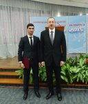 Президент Азербайджана и его супруга приняли участие в церемонии, посвященной спортивным итогам 2015 года