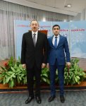 Президент Азербайджана и его супруга приняли участие в церемонии, посвященной спортивным итогам 2015 года