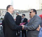 Президент Азербайджана и его супруга приняли участие в открытии жилого здания для инвалидов по зрению (ФОТО)