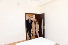 Президент Азербайджана и его супруга приняли участие в открытии жилого здания для инвалидов по зрению (ФОТО)