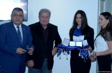 В Баку прошло шестое Общее собрание отчетно-выборного характера Общественного объединения "Федерации гимнастики Азербайджана" (ФОТО)