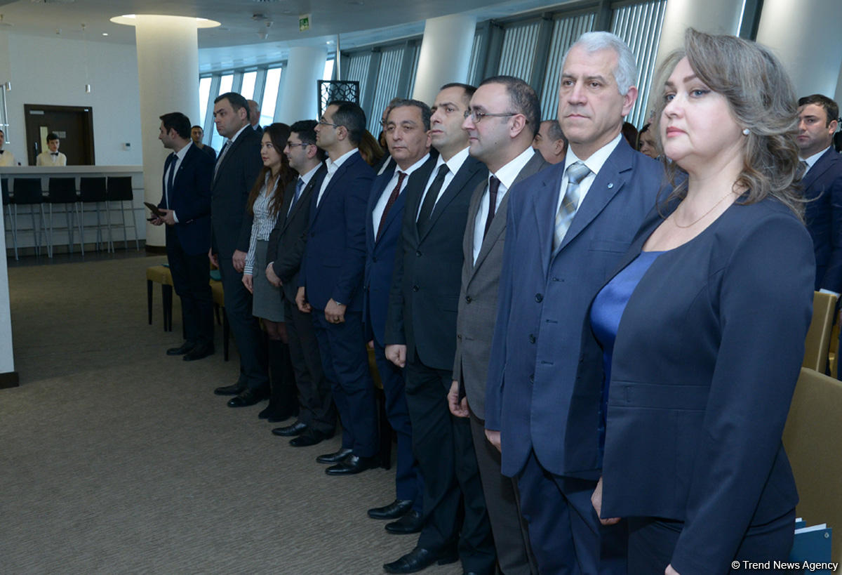 В Баку прошло шестое Общее собрание отчетно-выборного характера Общественного объединения "Федерации гимнастики Азербайджана" (ФОТО)