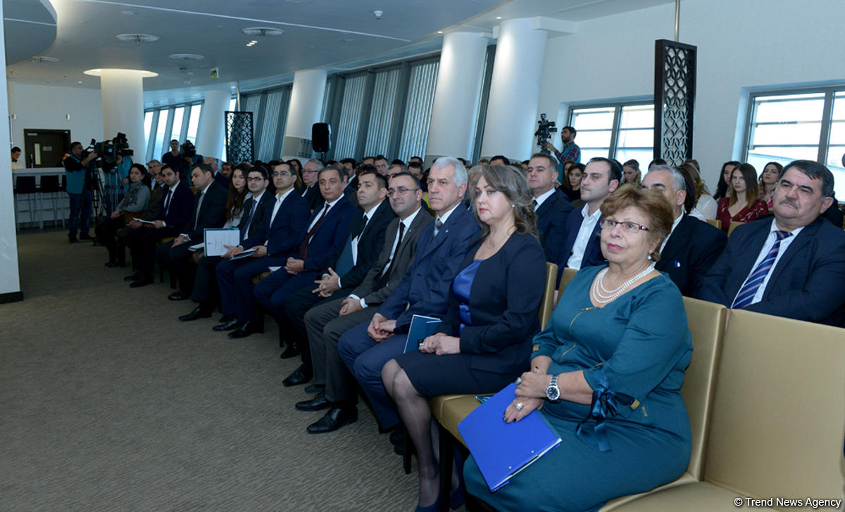 В Баку прошло шестое Общее собрание отчетно-выборного характера Общественного объединения "Федерации гимнастики Азербайджана" (ФОТО)