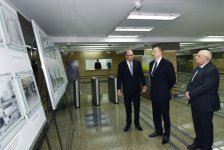 Президент Азербайджана принял участие в открытии второго выхода одной из станций бакинского метро (ФОТО)