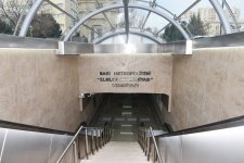 Президент Азербайджана принял участие в открытии второго выхода одной из станций бакинского метро (ФОТО)
