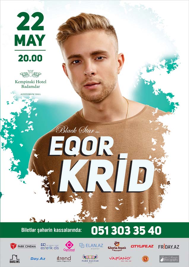 Егор Крид вновь порадует бакинских фанатов: "Концерт на бис"