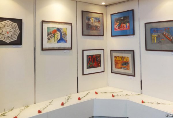 Трагедия 20 января глазами юных художников (ФОТО)