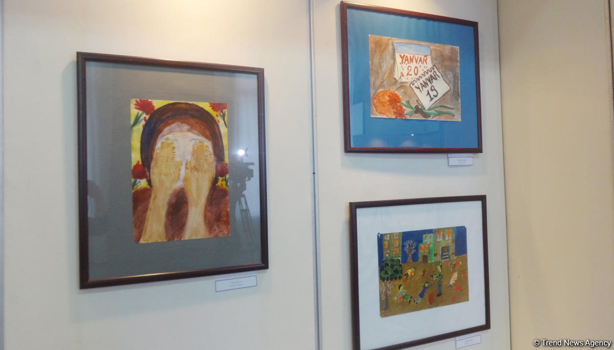 Трагедия 20 января глазами юных художников (ФОТО)