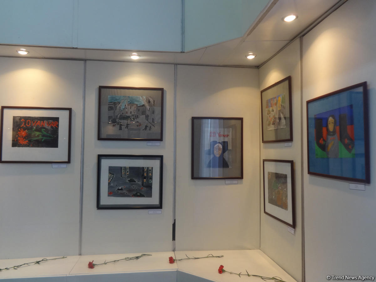 Трагедия 20 января глазами юных художников (ФОТО)