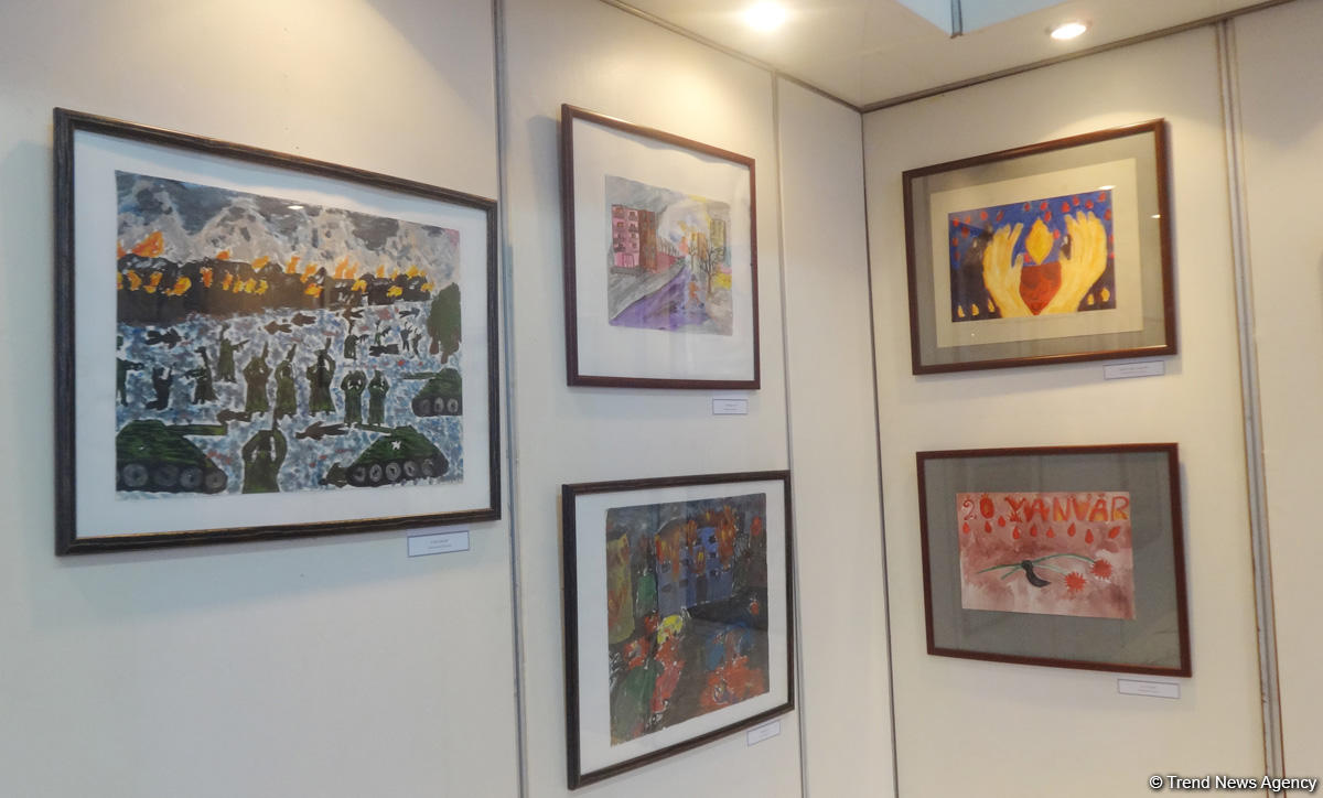 Трагедия 20 января глазами юных художников (ФОТО)