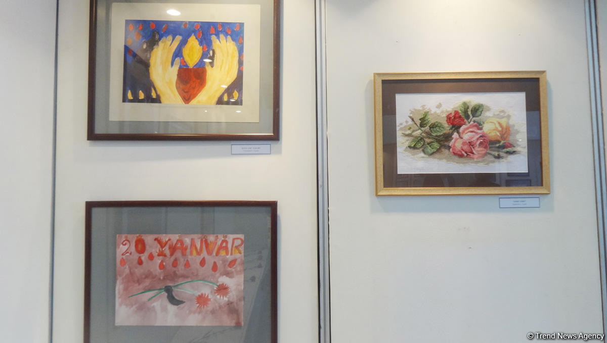 Трагедия 20 января глазами юных художников (ФОТО)