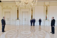 Президент Ильхам Алиев принял верительные грамоты новых послов Словении и Швеции
