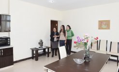 Вице-президент Фонда Гейдара Алиева Лейла Алиева встретилась с жителями пансионата для инвалидов войны и труда (ФОТО)