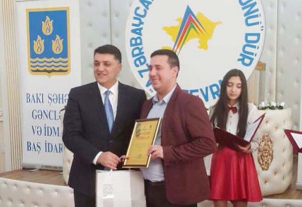 Главное управление молодежи и спорта наградило "Сборную Баку" (ФОТО)