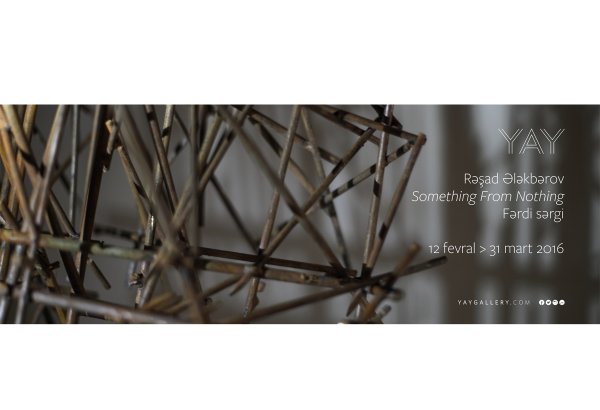 В Баку пройдет выставка Рашада Алекперова "Something From Nothing"