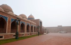 Президент Азербайджана ознакомился в Гяндже с условиями в религиозном комплексе «Имамзаде» после реконструкции