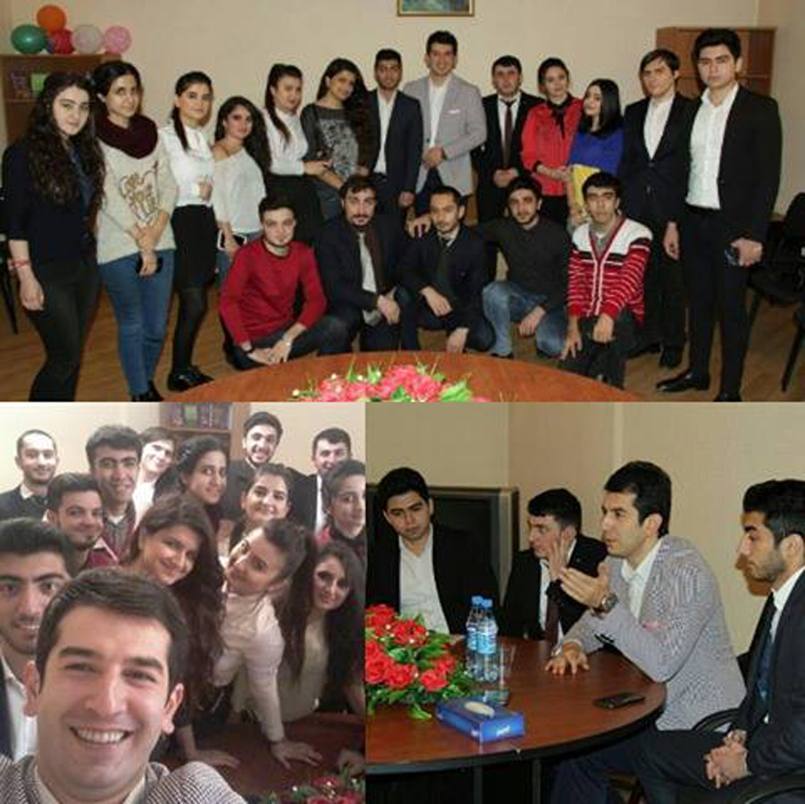 Телеведущий Салех Багиров провел интересный семинар для студентов (ФОТО)