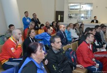 В Баку состоялась встреча глав и представителей делегаций, прибывших на Кубок мира по спортивной гимнастике (ФОТОРЕПОРТАЖ)