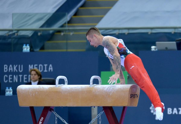 Выступления азербайджанских гимнастов в первый день Кубка мира в Баку (ФОТОРЕПОРТАЖ)