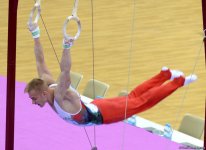 Выступления азербайджанских гимнастов в первый день Кубка мира в Баку (ФОТОРЕПОРТАЖ)