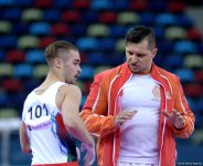 Азербайджанский гимнаст в финале Кубка мира по спортивной гимнастике (ФОТО)