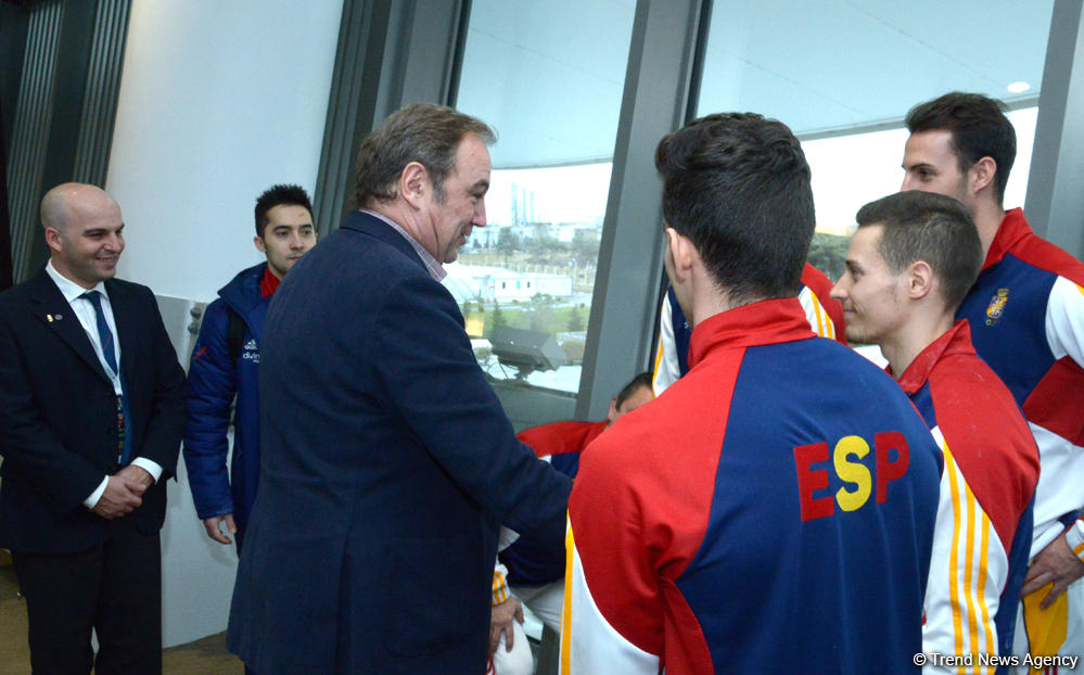 Испанские гимнасты рады выступать на соревнованиях в Баку - посол (ФОТО)