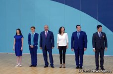 В Баку прошла церемония награждения первых победителей Кубка мира по спортивной гимнастике (Фоторепортаж)