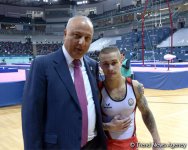 В Баку прошла церемония награждения первых победителей Кубка мира по спортивной гимнастике (Фоторепортаж)