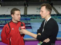 Организаторы вкладывают душу в подготовку к Кубку мира по прыжкам на батуте в Баку - азербайджанский гимнаст (ФОТО)