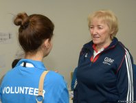 Делегации различных стран проходят аккредитацию на Кубок мира по прыжкам на батуте в Баку (ФОТОРЕПОРТАЖ)