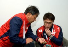 Делегации различных стран проходят аккредитацию на Кубок мира по прыжкам на батуте в Баку (ФОТОРЕПОРТАЖ)