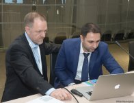 В Баку состоялась встреча глав и представителей делегаций, прибывших на Кубок мира по прыжкам на батуте (ФОТОРЕПОРТАЖ)