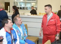 В Баку состоялась встреча глав и представителей делегаций, прибывших на Кубок мира по прыжкам на батуте (ФОТОРЕПОРТАЖ)