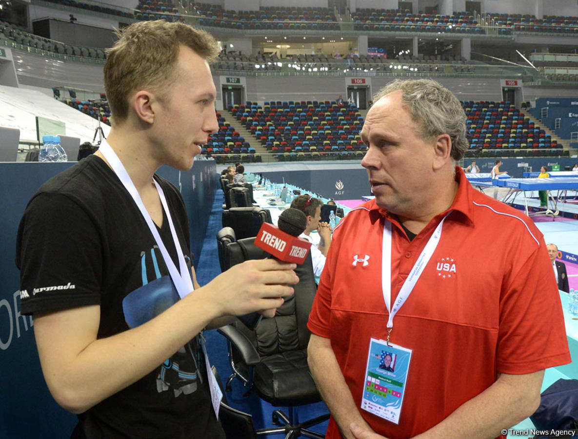 Ощущение, будто мы приехали в Баку на Олимпиаду - делегация США на Кубке мира по прыжкам на батуте