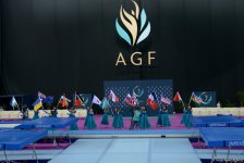 В Баку состоялась церемония открытия Кубка мира FIG по прыжкам на батуте  (ФОТО)